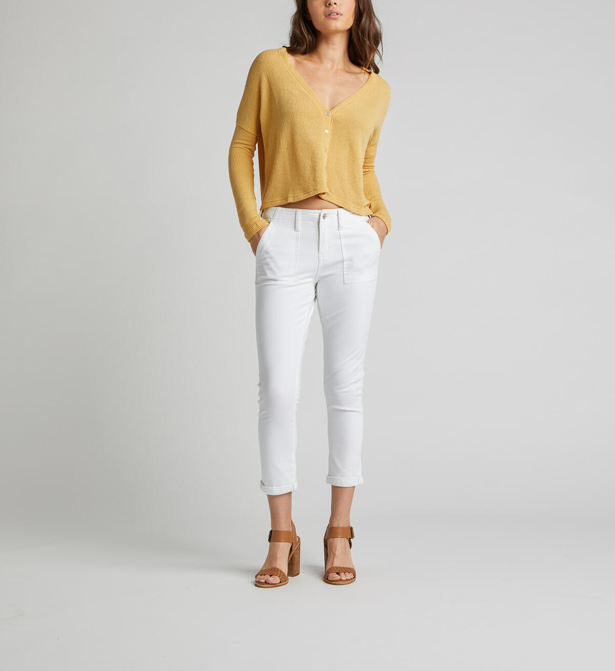 Mid-Rise Utility Slim Crop Jeans, , hi-res image number 3